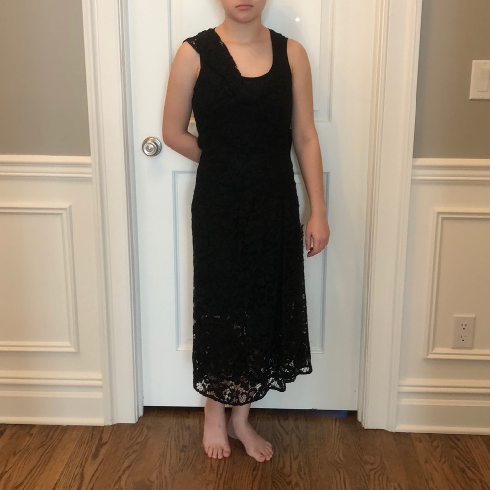 NWT Women’s size 2 Thakoon blk lace wrapped dress